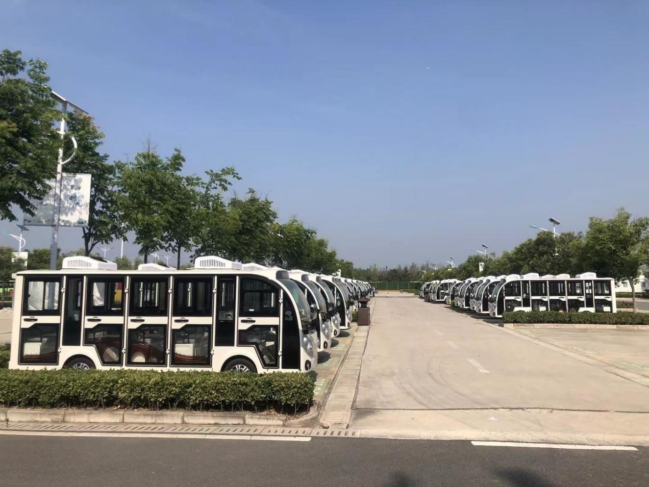 陜西·昆明池電動(dòng)觀光車(chē)案例